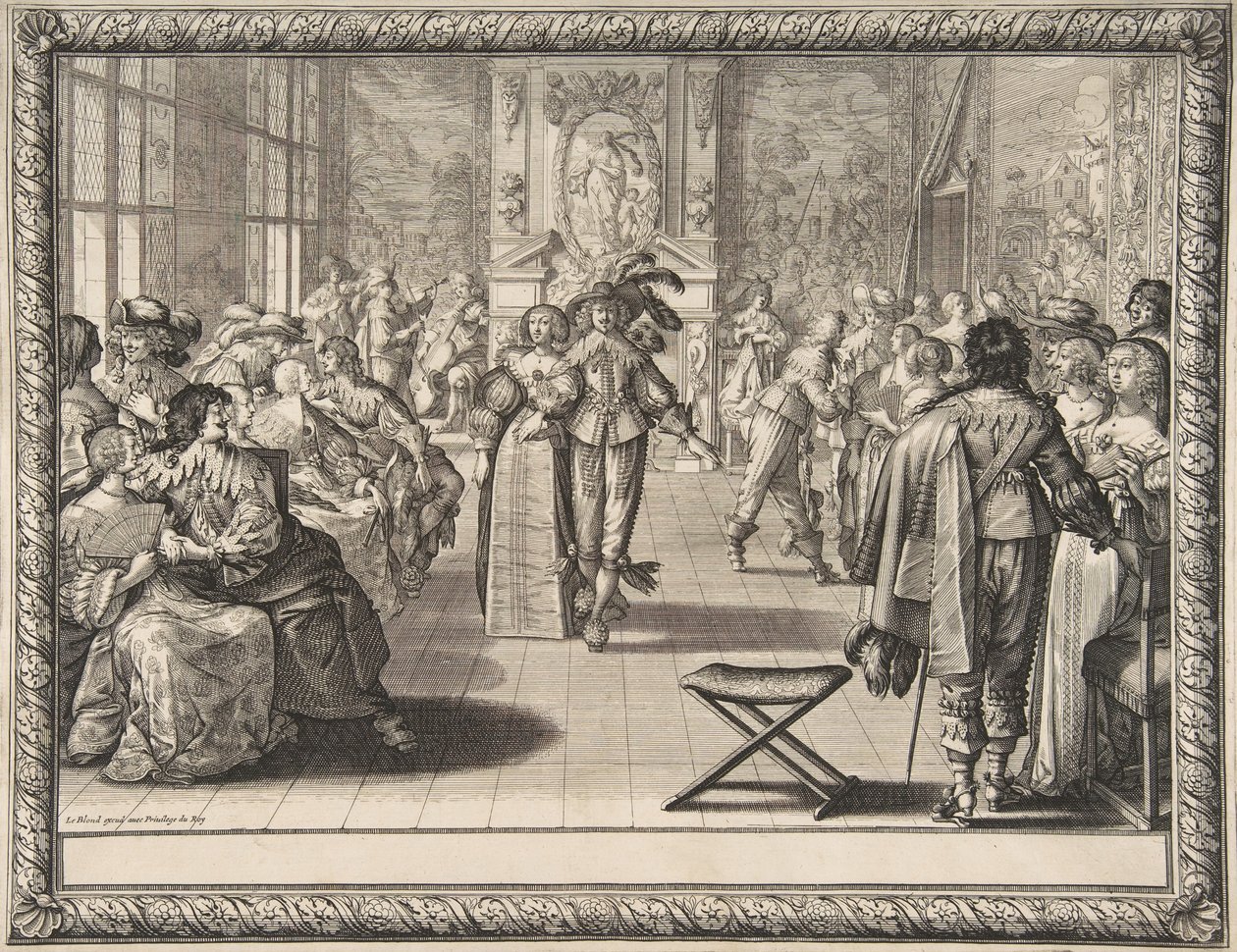 A bola, ca. 1634 de Abraham Bosse