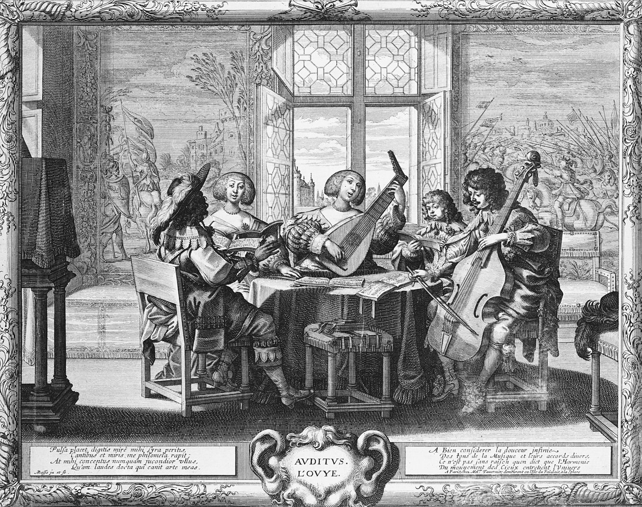 Os Cinco Sentidos - Audiência de Abraham Bosse