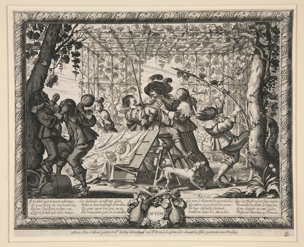As Quatro Estações: Outono de Abraham Bosse