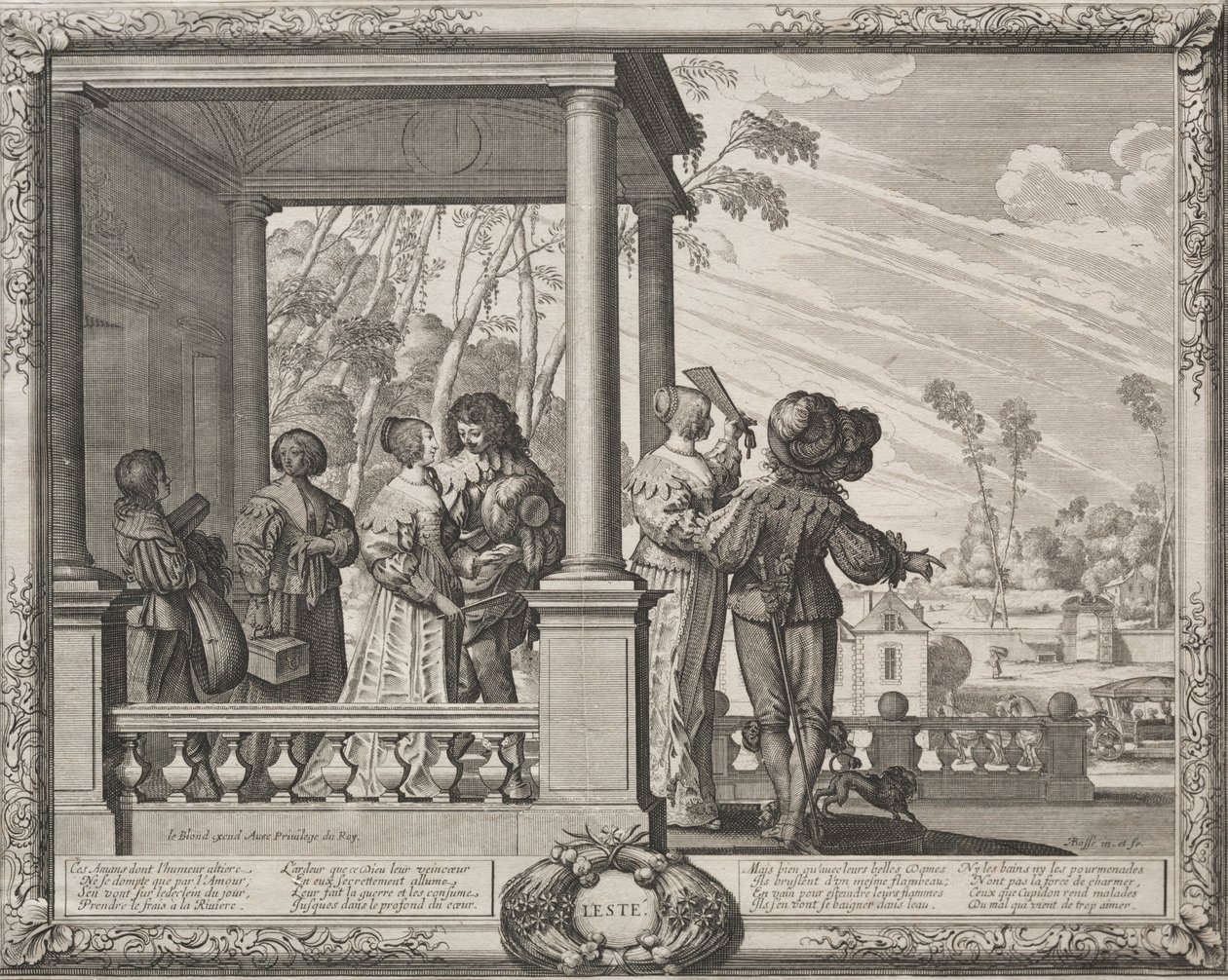 As quatro estações: verão, 1635. de Abraham Bosse