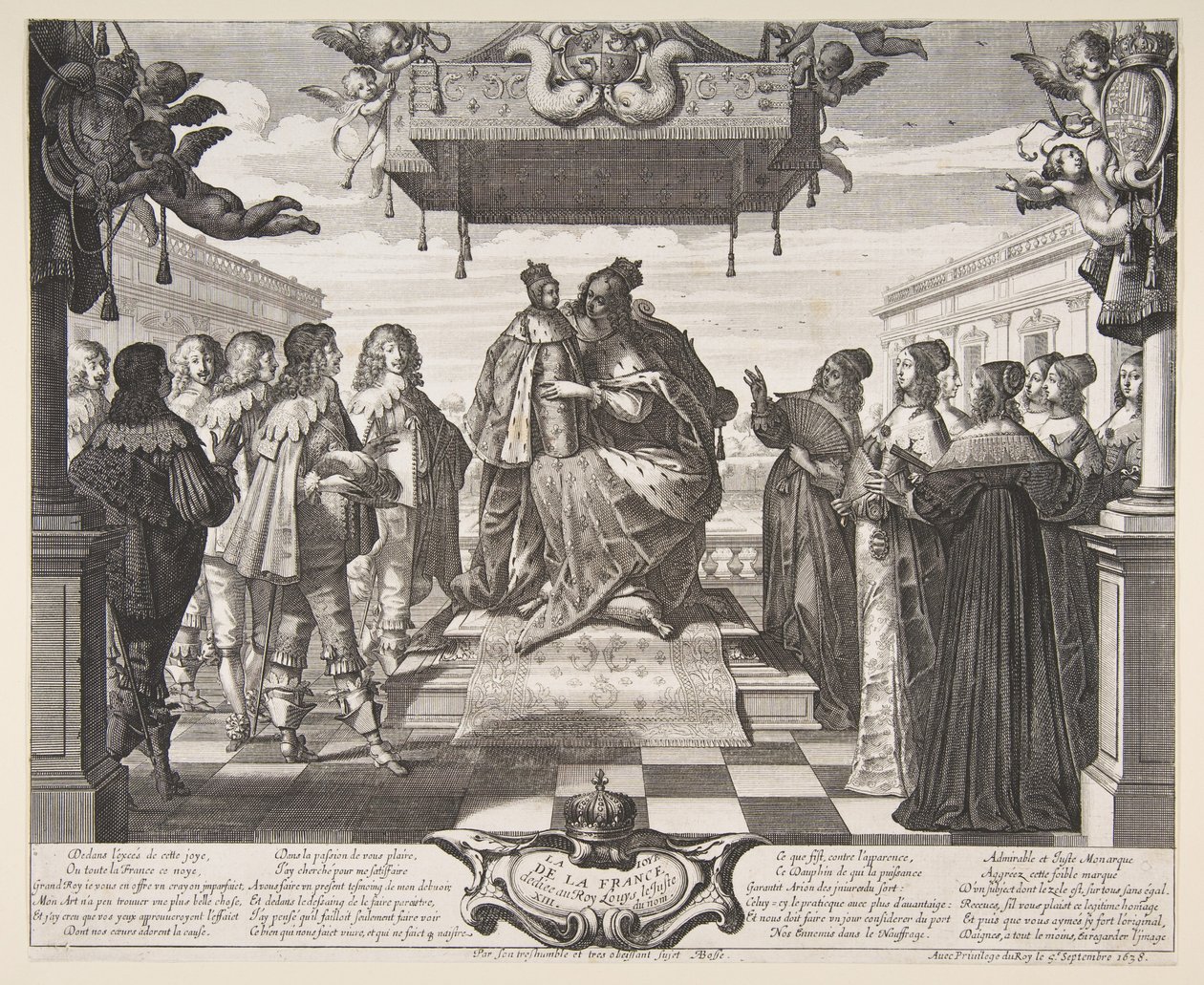 A Alegria de França de Abraham Bosse