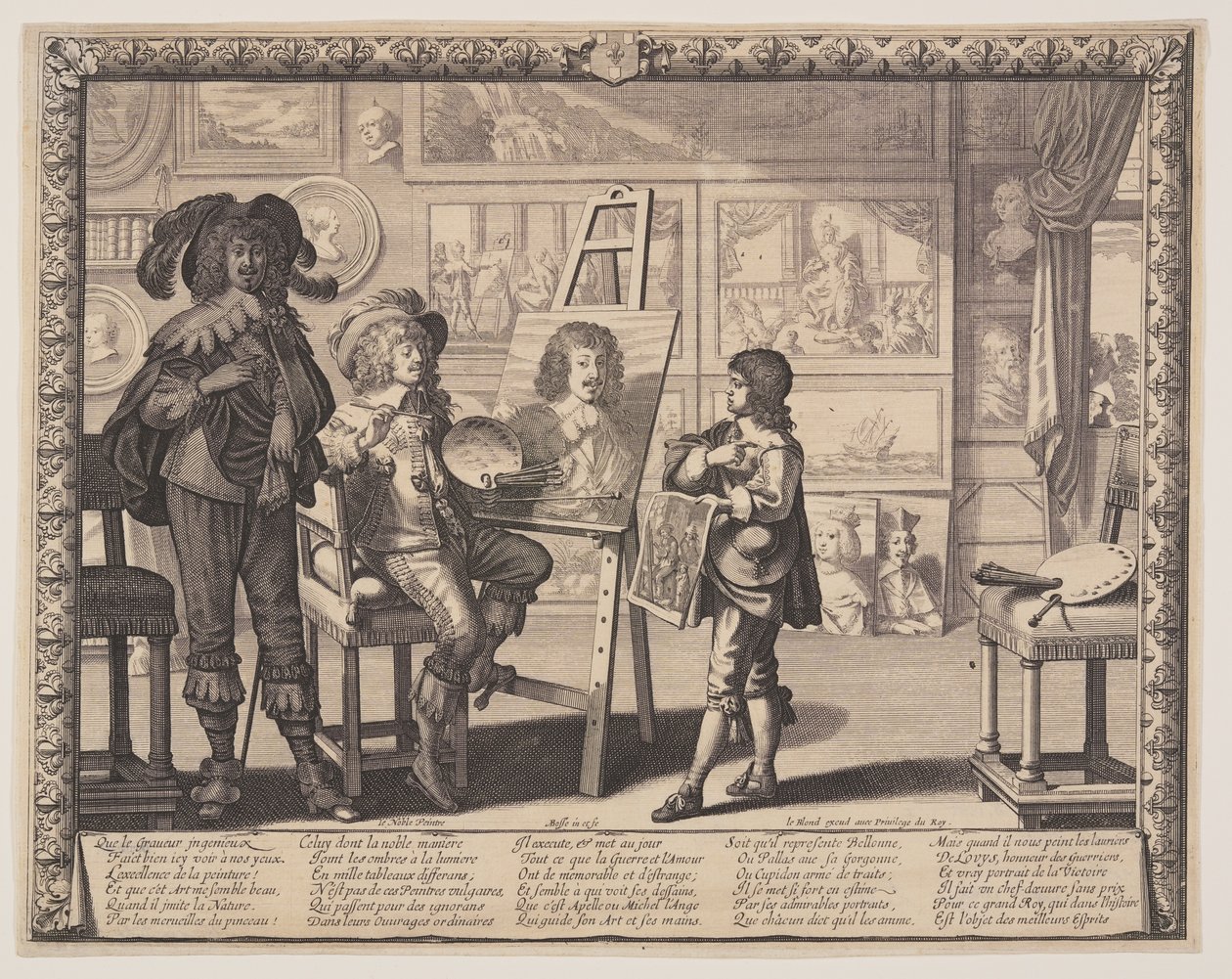 O nobre pintor de Abraham Bosse