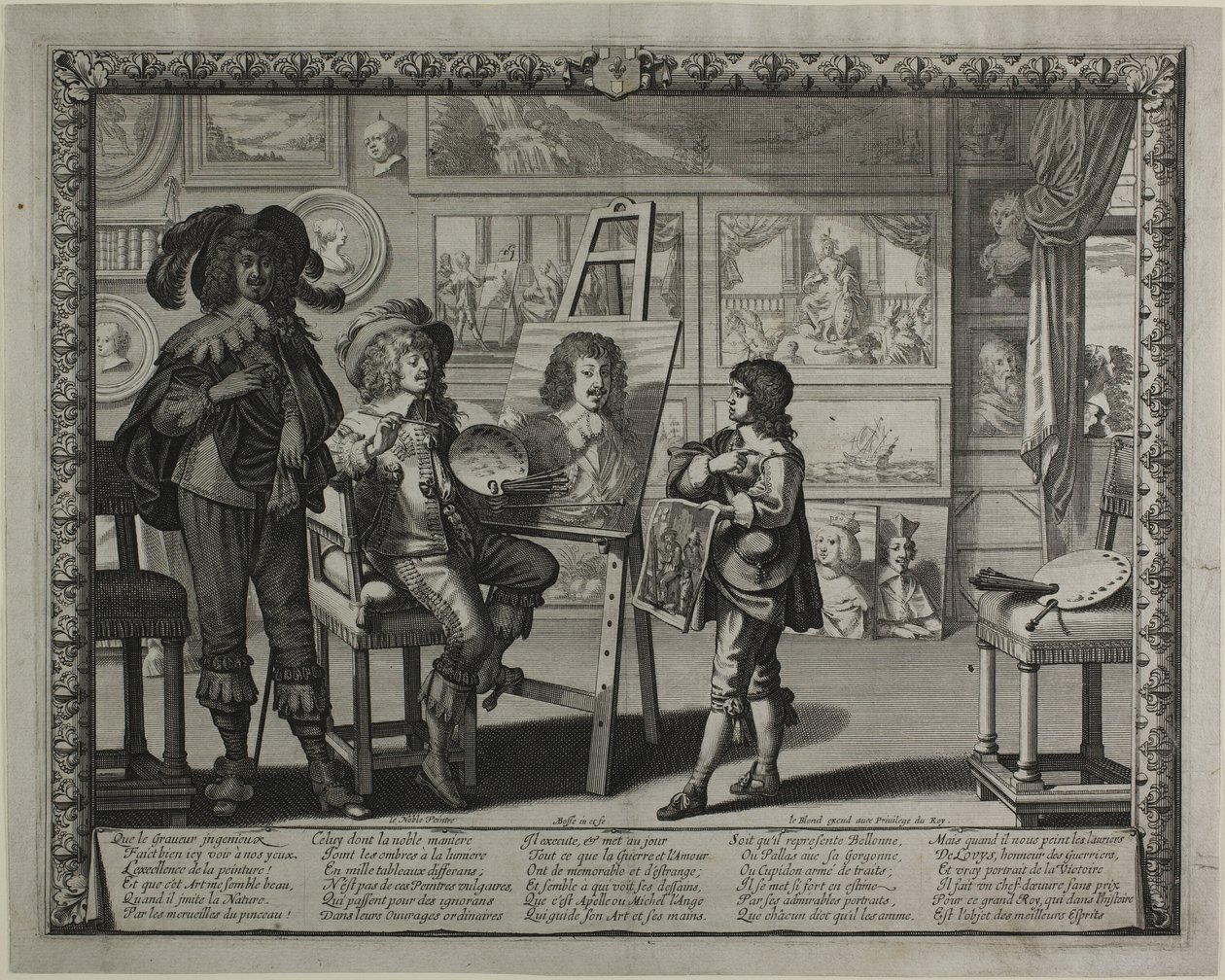 O nobre pintor de Abraham Bosse