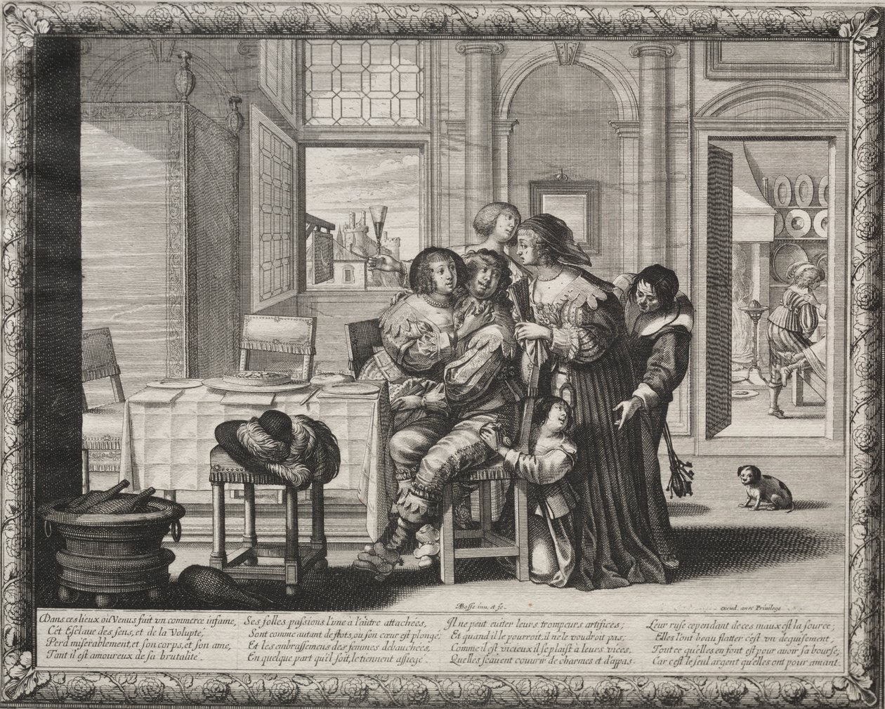 O Filho Pródigo: Vida Motim, 1635. de Abraham Bosse