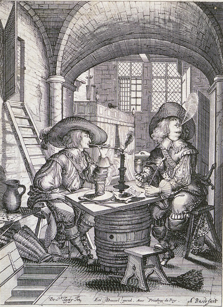 Os fumadores de Abraham Bosse