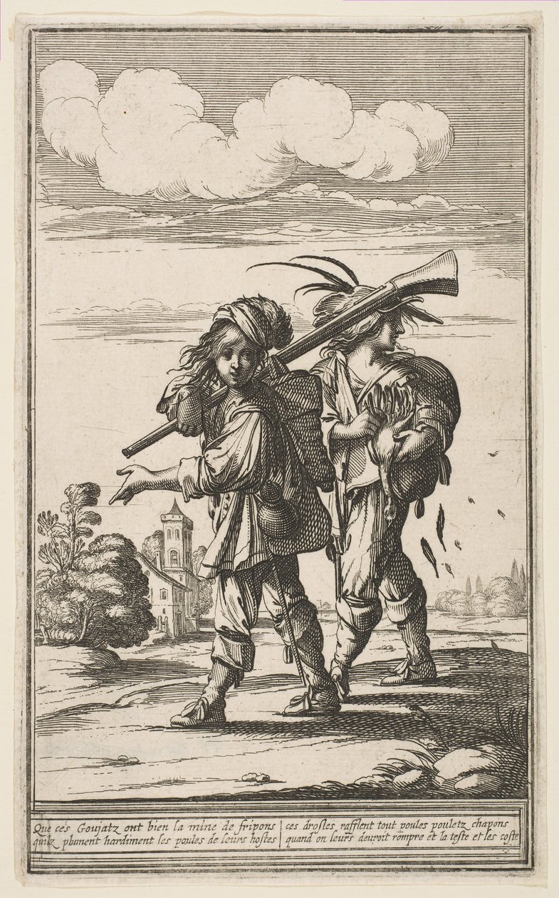 Dois Marotos, de meados ao final do século XVII. de Abraham Bosse