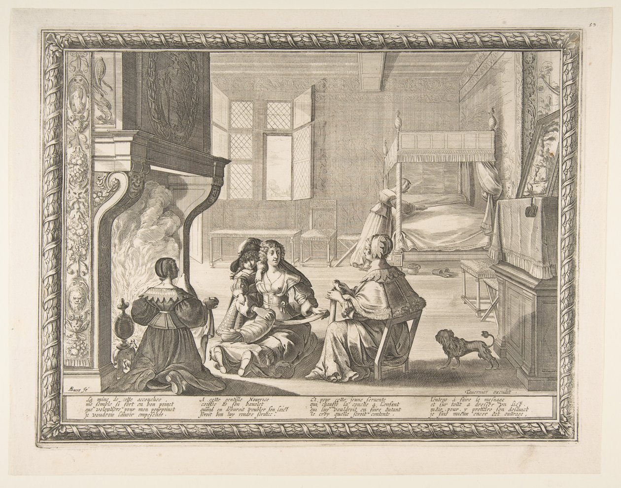 Visita da Enfermeira de Abraham Bosse