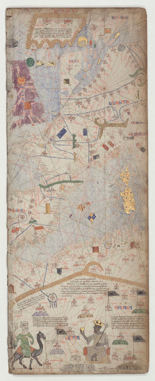 Atlas Catalão, Folha 6, 1375 de Abraham Cresques