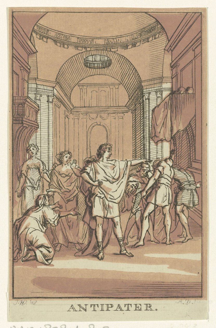 Antipater (título no objeto) de Abraham Delfos