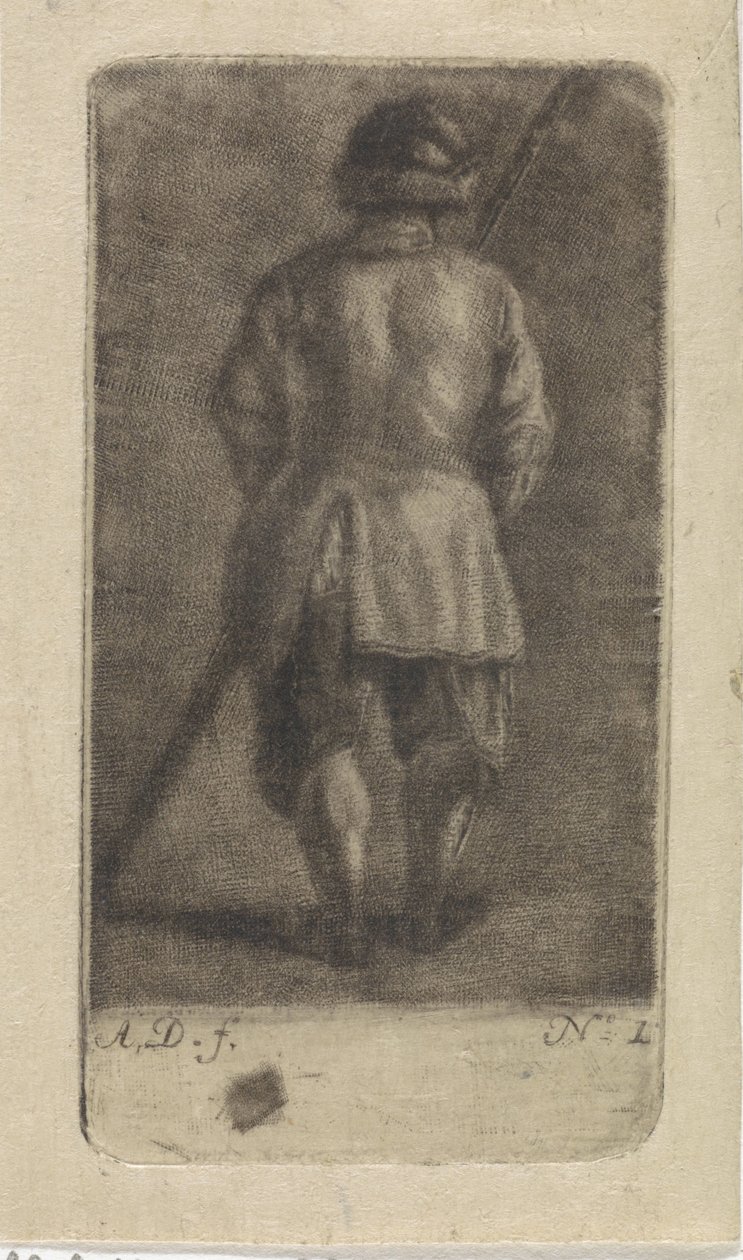 Homem de cana, visto de trás de Abraham Delfos