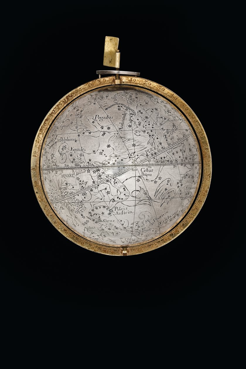 Dois globos terrestres e celestes excepcionais, apoiados por Hércules e Atlas, Augsburg, 1697-99 de Abraham Drentwett