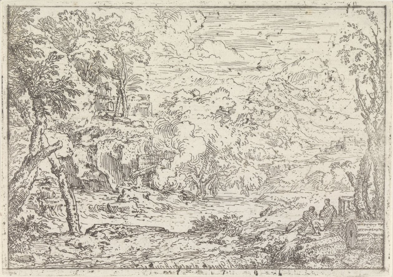 Paisagem com ruínas de Abraham Genoels