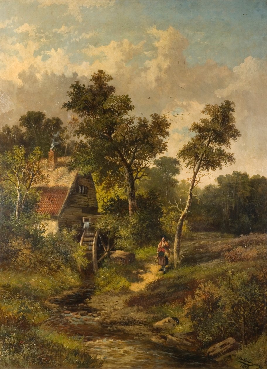 Alverston Mill, Ilha de Wight de Abraham Hulk