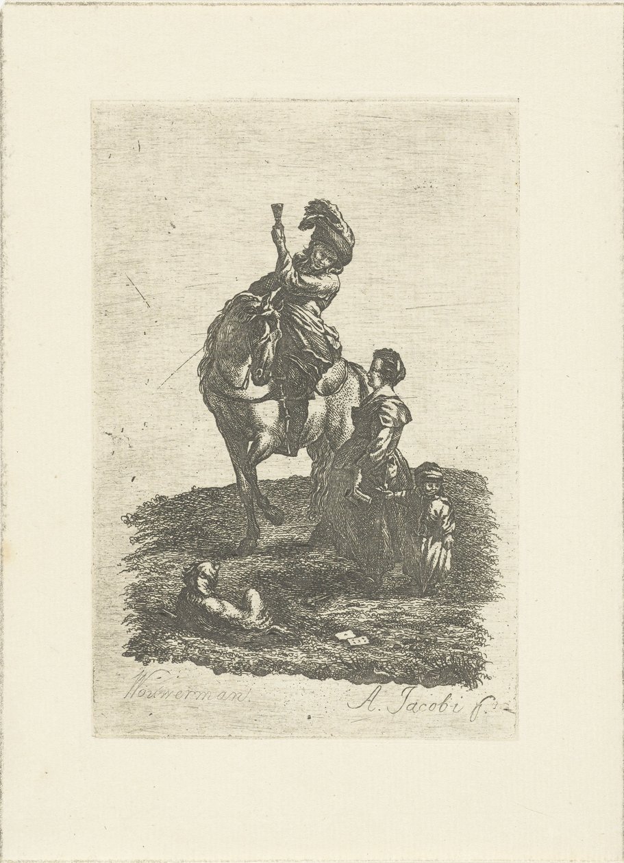Cavaleiro a cavalo de Abraham Jacobi