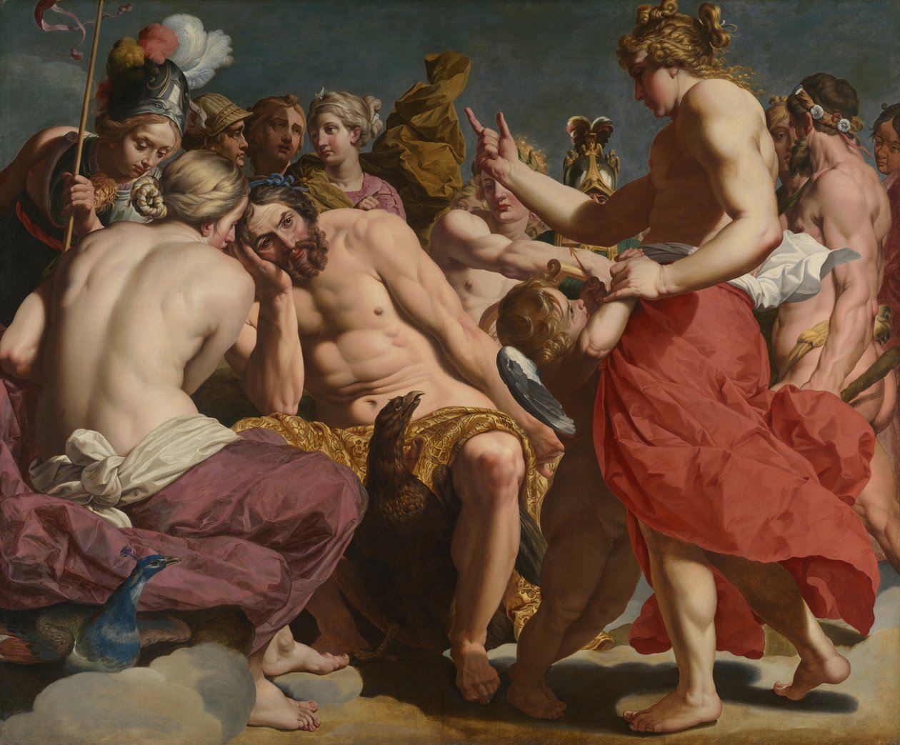 Júpiter repreendido por Vênus de Abraham Janssens