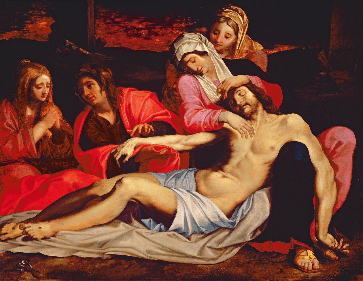 A lamentação de Cristo de Abraham Janssens van Nuyssen