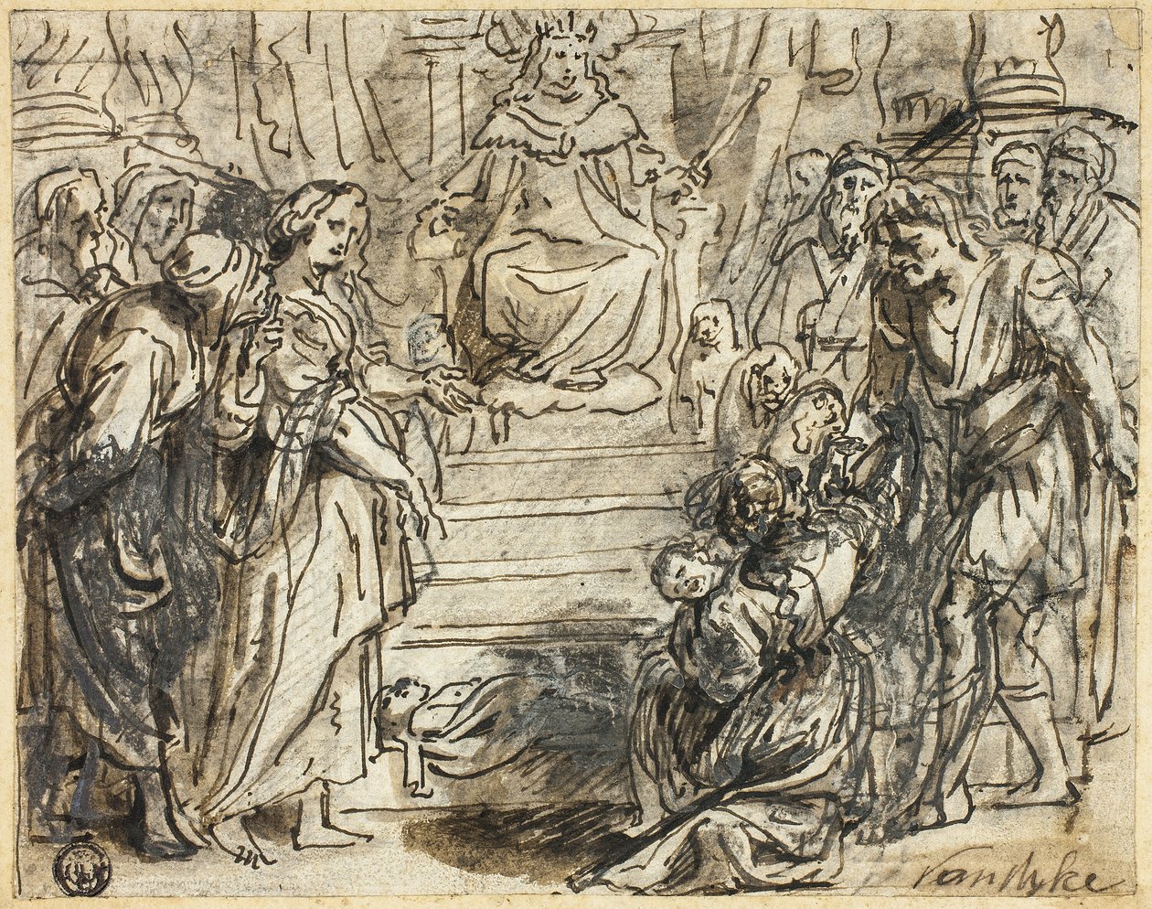 Julgamento de Salomão de Abraham Jansz. van Diepenbeeck