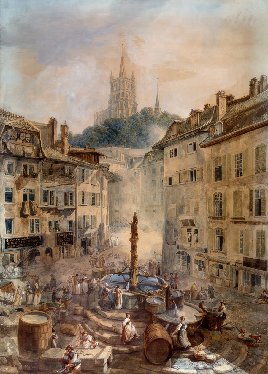 Praça de la Palud de Abraham Louis Rodolphe Ducros