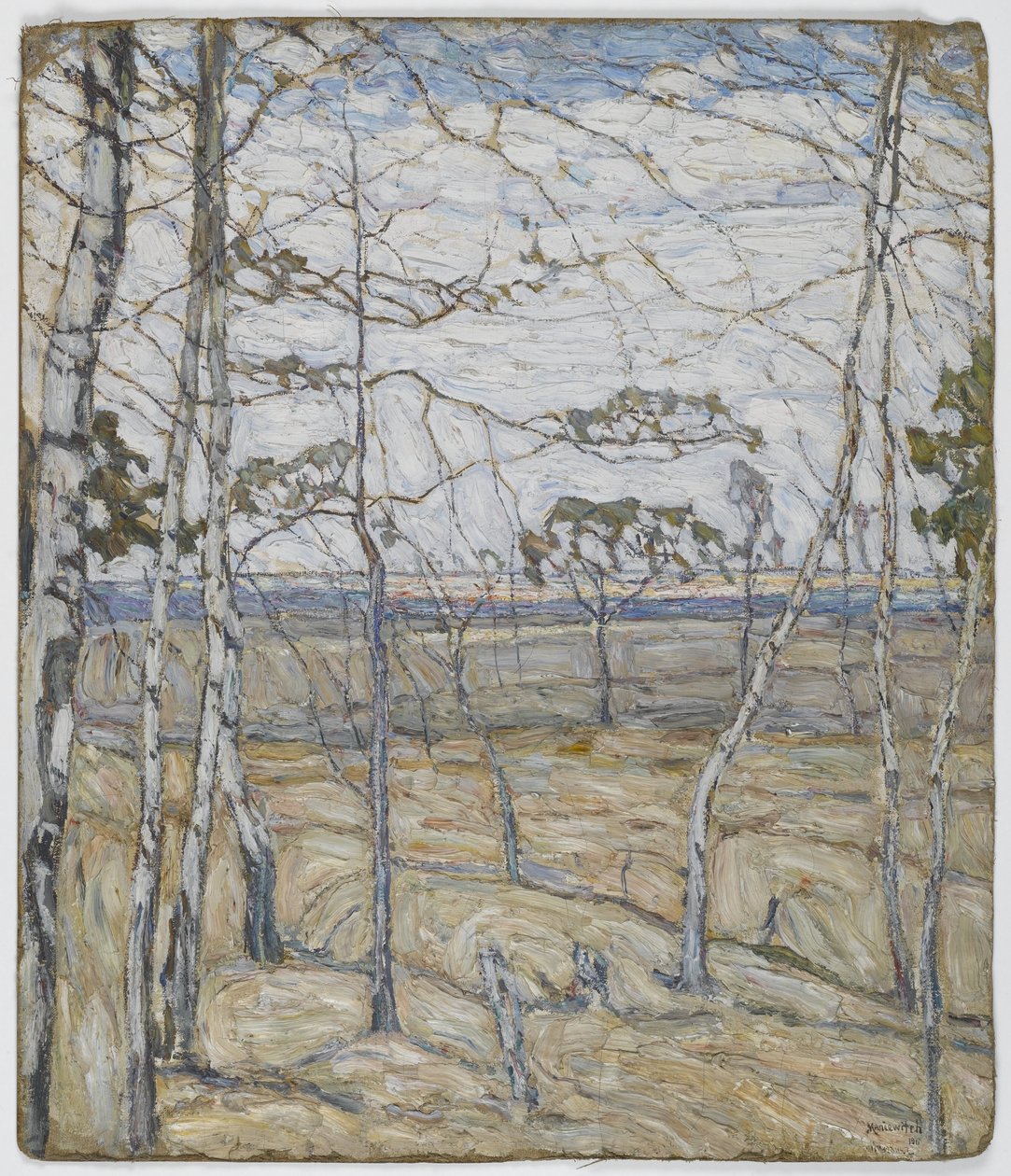 Árvores de vidoeiro de Abraham Manievich