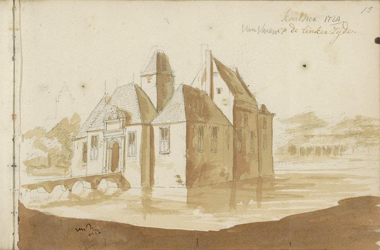 Casa de Ter Coulster em Heiloo de Abraham Meyling
