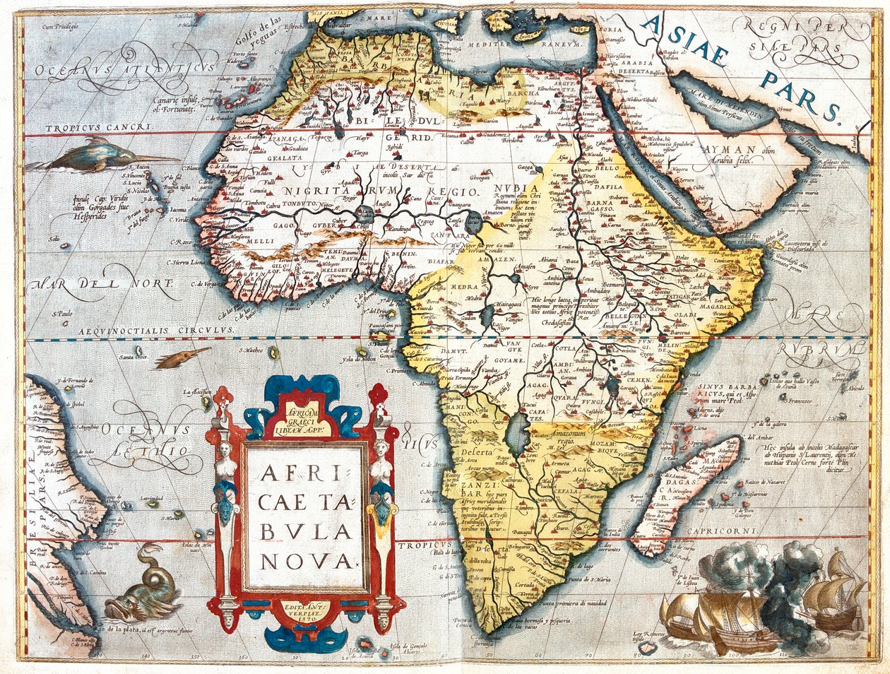 África de Abraham Ortelius