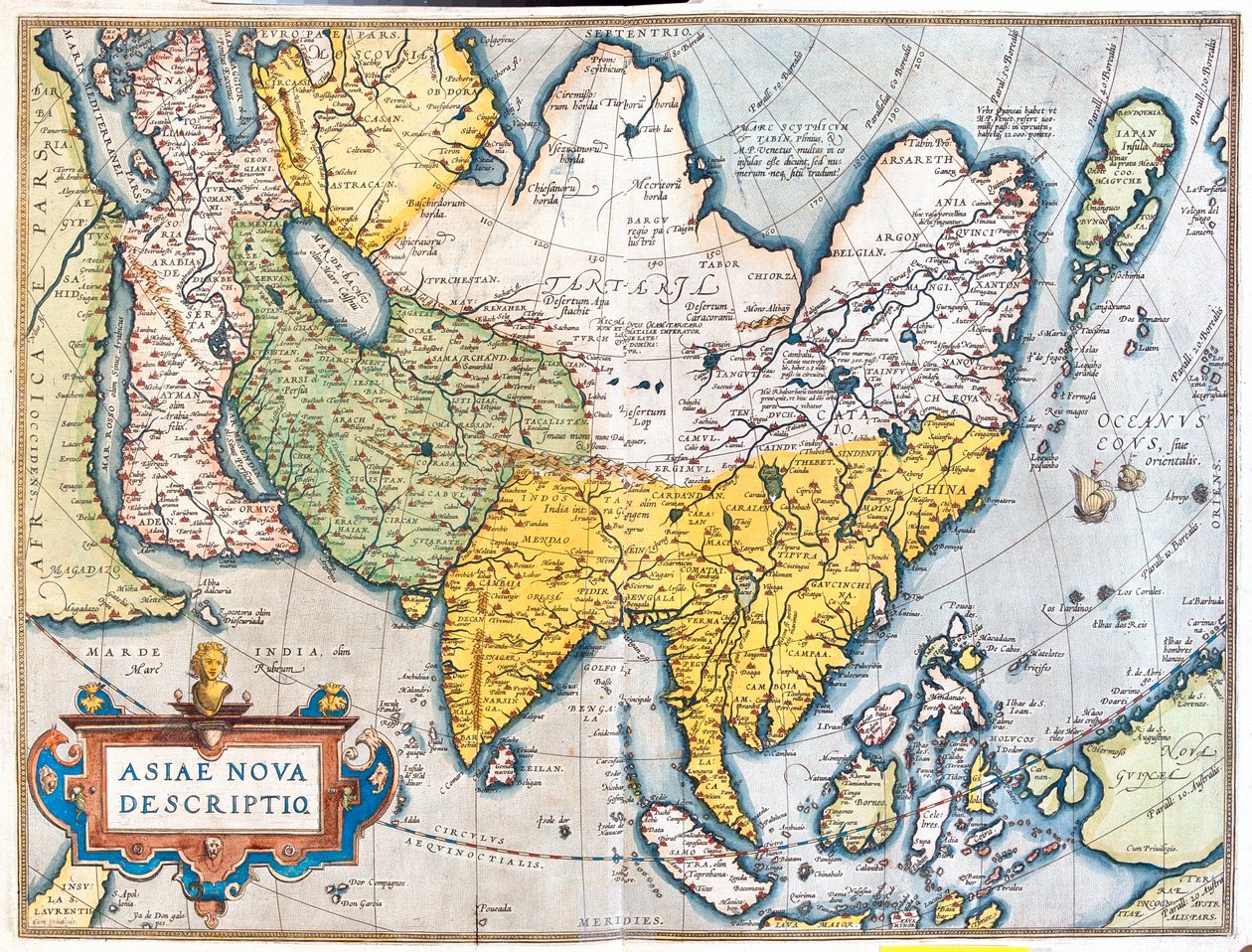 Ásia de Abraham Ortelius