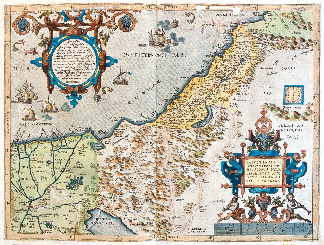Egito, Israel, Líbano de Abraham Ortelius