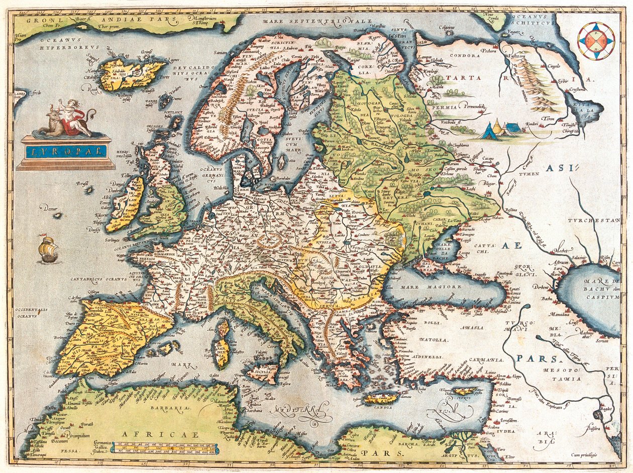Europa de Abraham Ortelius