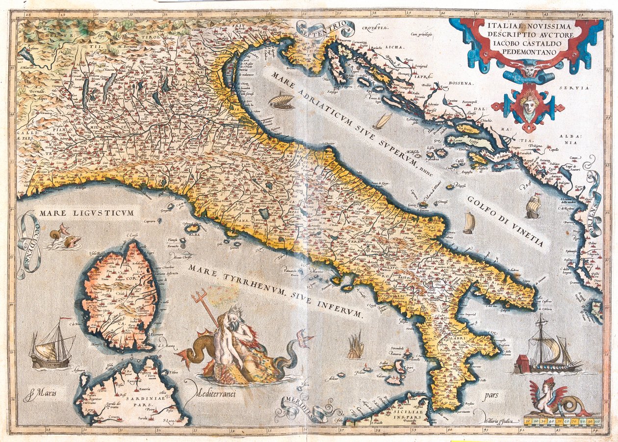 Itália de Abraham Ortelius