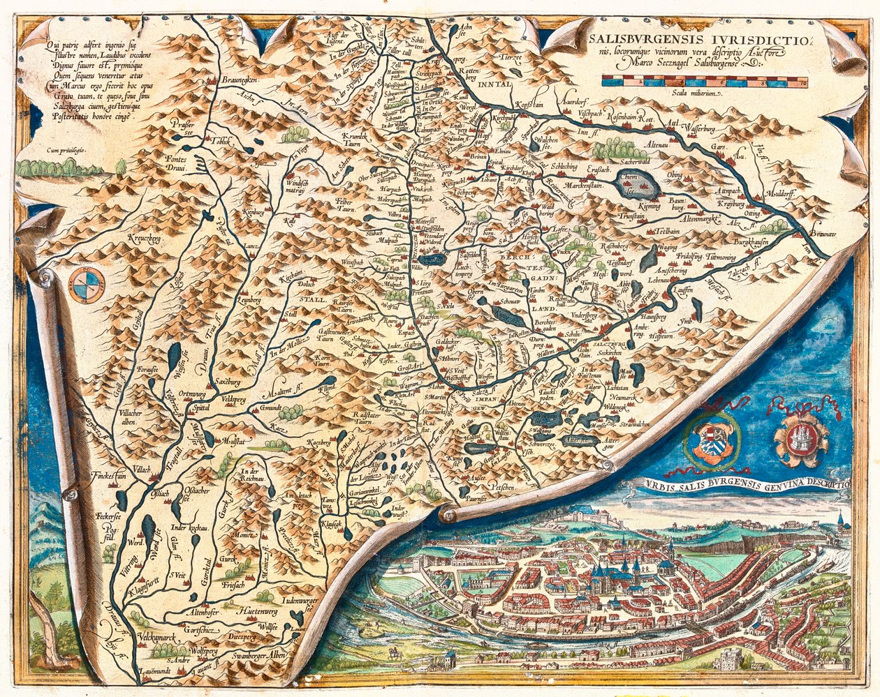 Salzburgo, Áustria de Abraham Ortelius