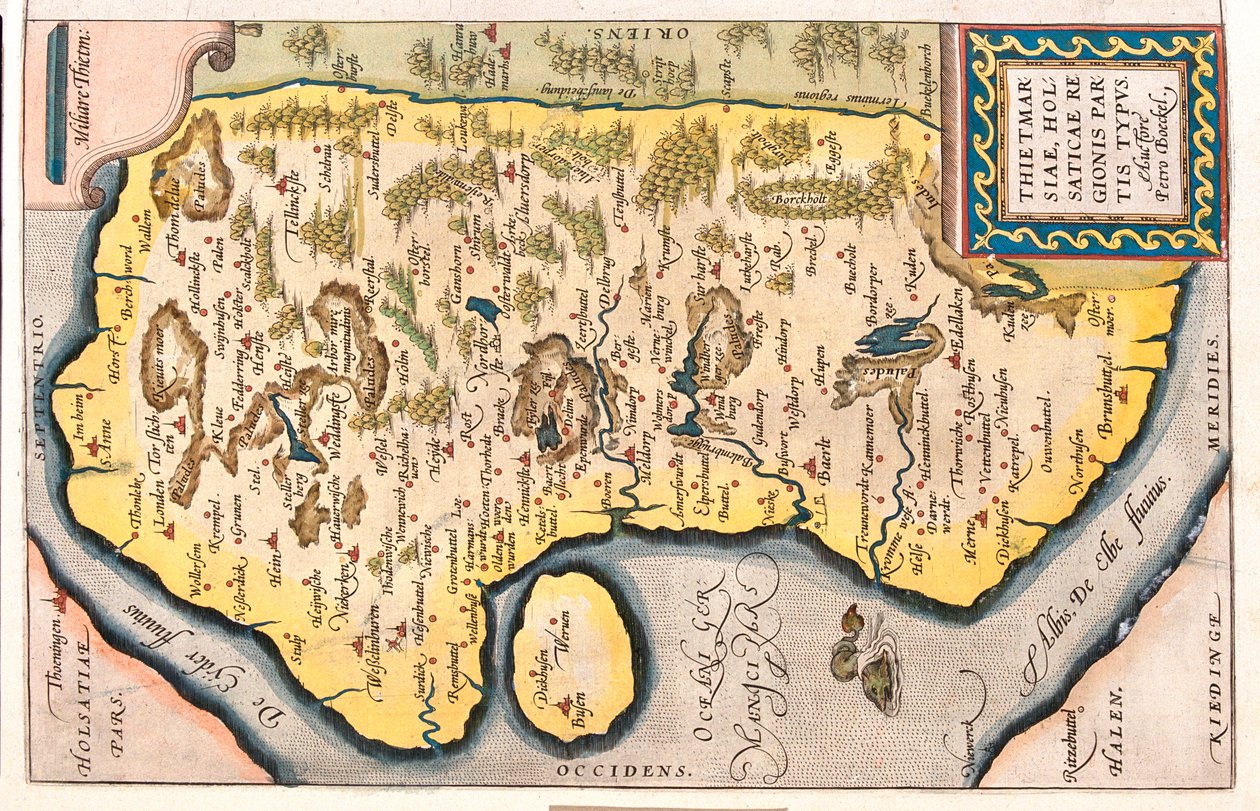 Schleswig-Holstein, Alemanha de Abraham Ortelius