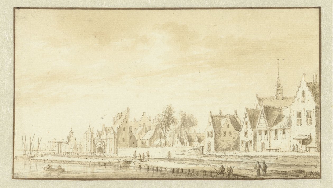 Vista de Montfoort de Abraham Rademaker