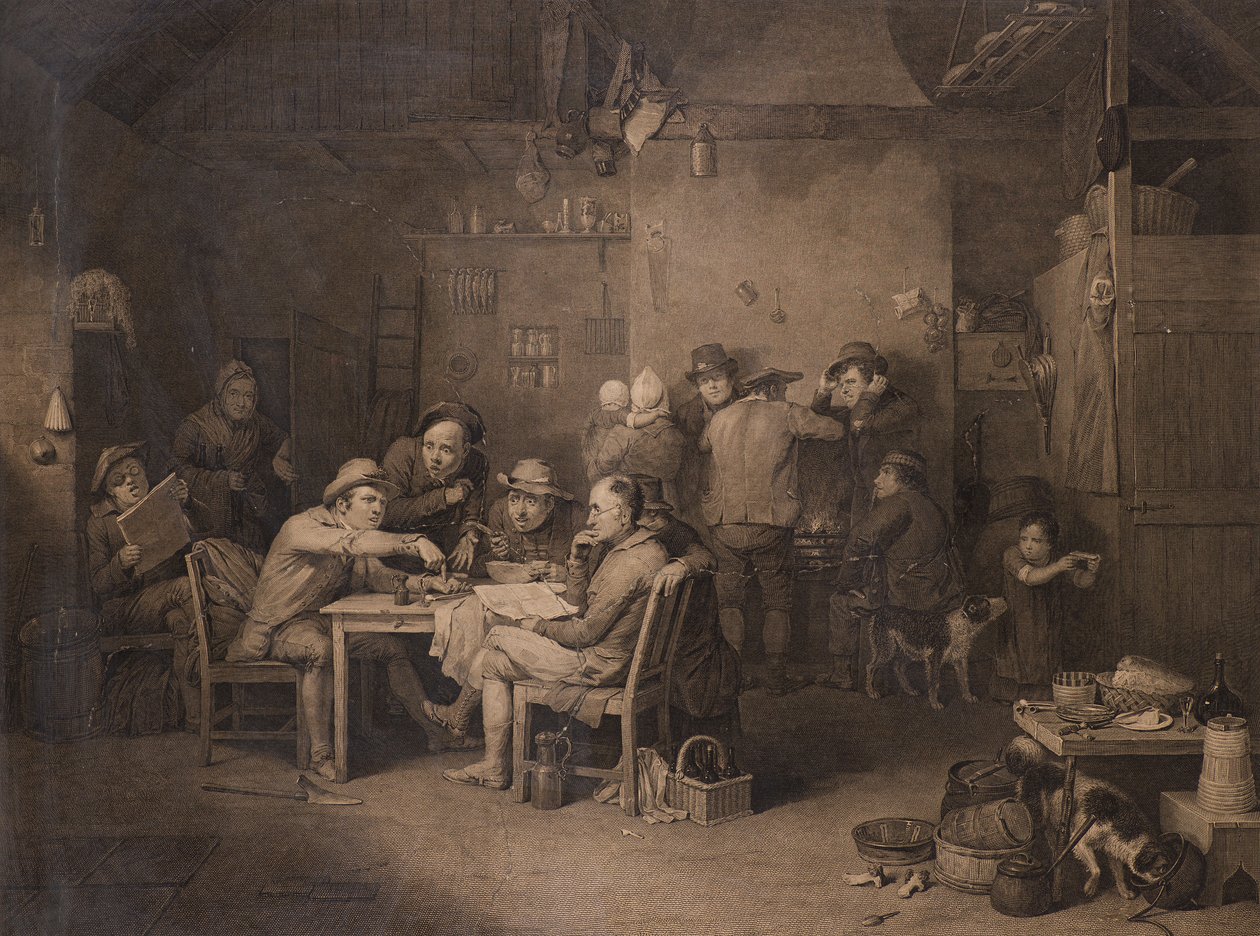 Políticos da aldeia de Abraham Raimbach