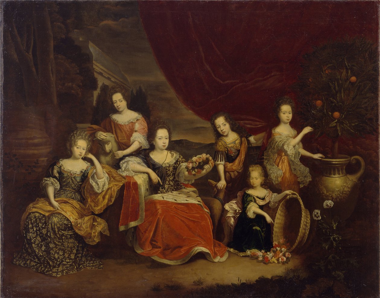 Os filhos do príncipe Jean George II d