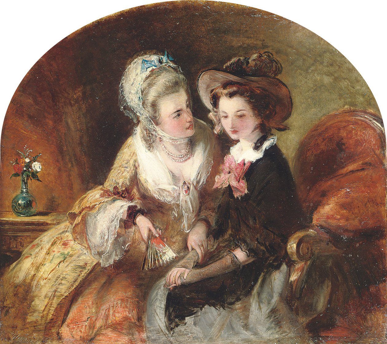 A cidade e o país belle, 1852 de Abraham Solomon