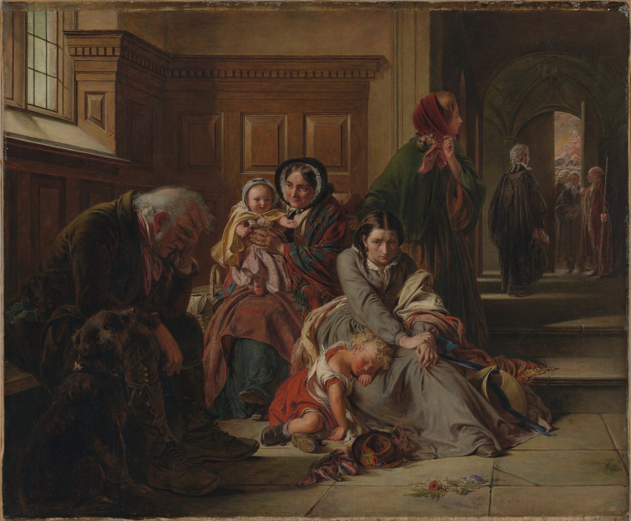À espera do veredicto, 1859 de Abraham Solomon