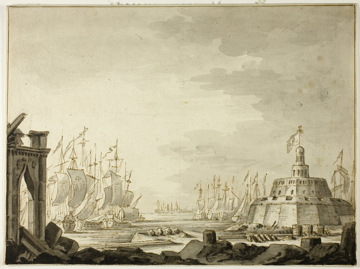 Malta, Porto de Valeta de Abraham Storck