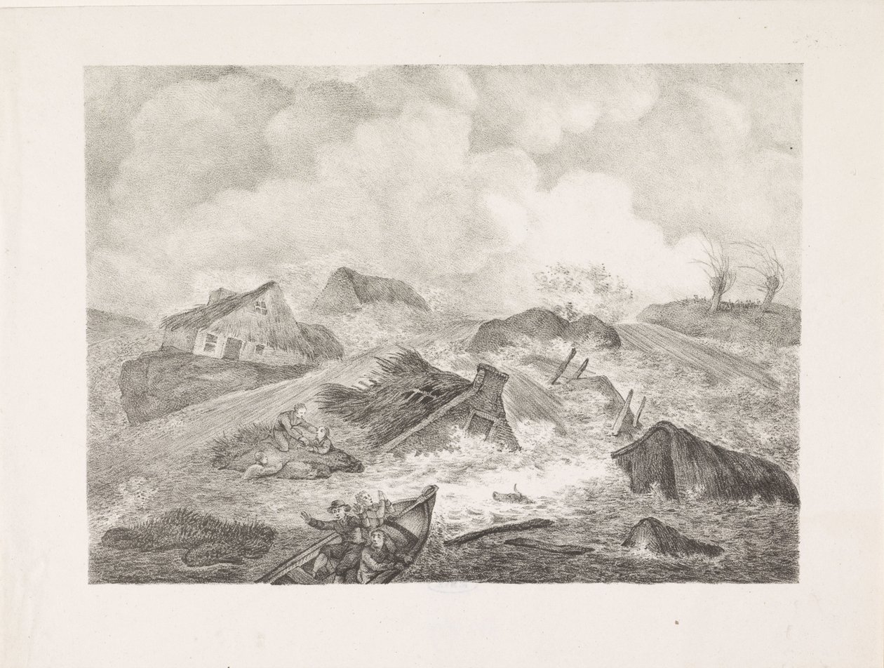Descoberta do Kamperdijk, 1825 de Abraham Vinkeles