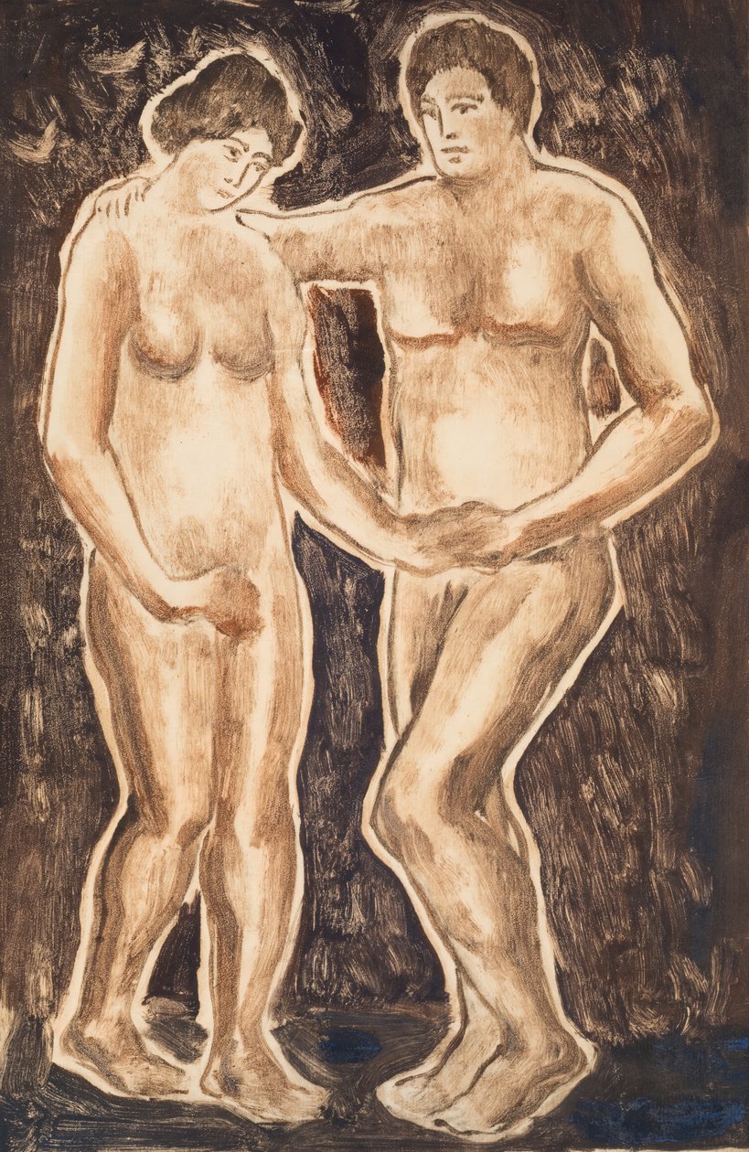 Esboço da Figura, 1908. de Abraham Walkowitz