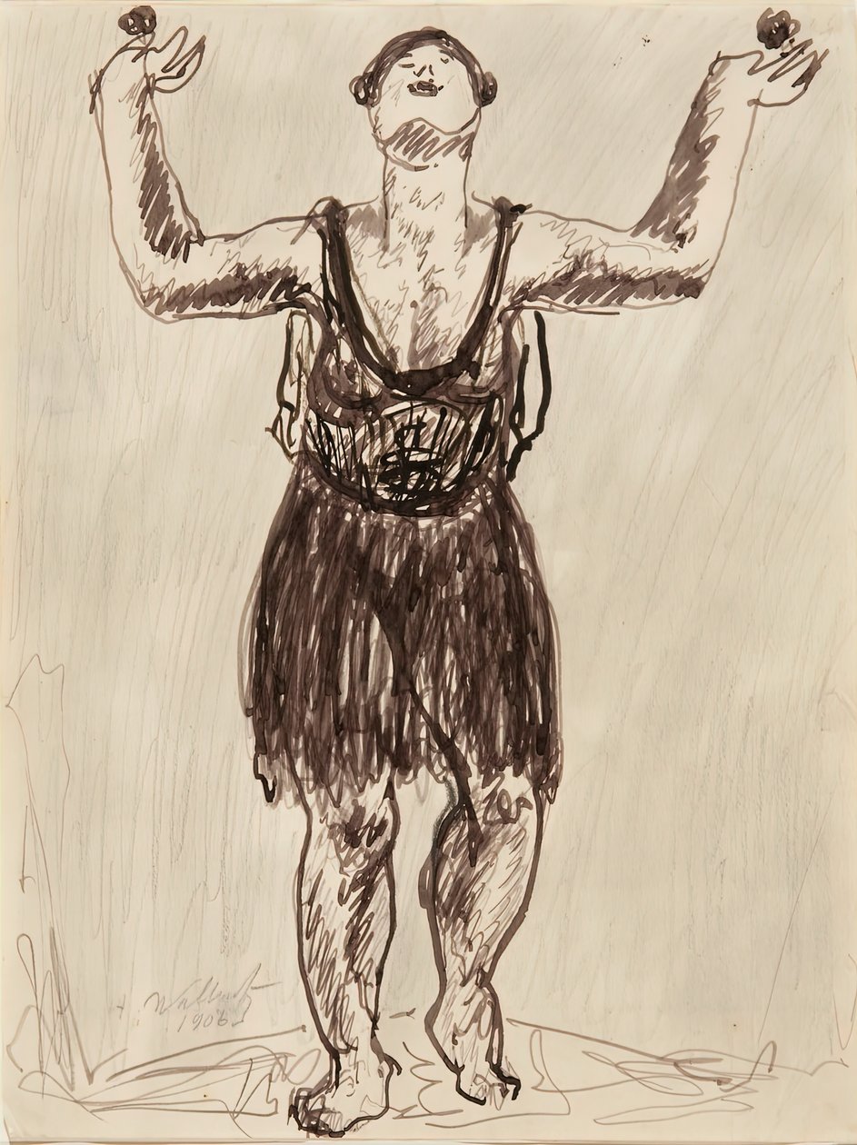 Isadora, 1906. de Abraham Walkowitz