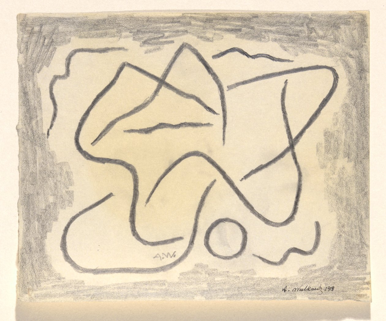 Linhas Rítmicas: Abstracção de Abraham Walkowitz