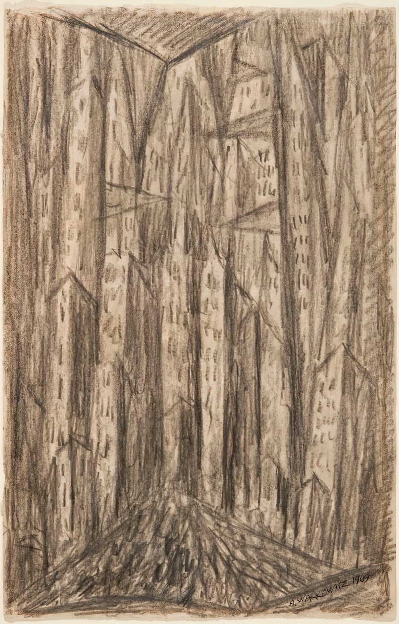 A Cidade, 1909. de Abraham Walkowitz