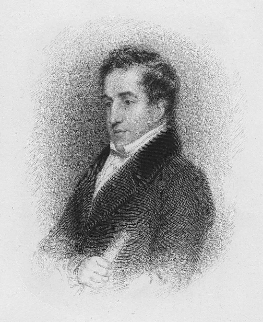 John Cam Hobhouse, c.1821 de Abraham Wivell