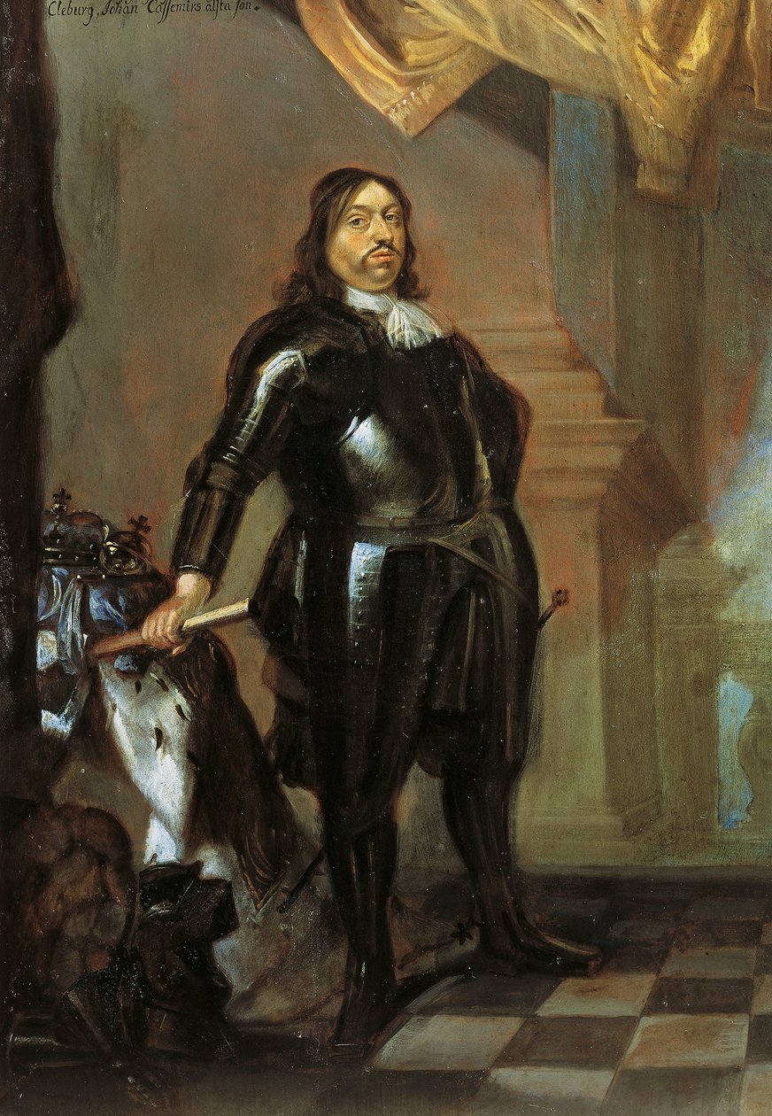 Retrato de Charles X Gustav de Zweibrucken-Kleeburg (Nykoping de Abraham Wuchters