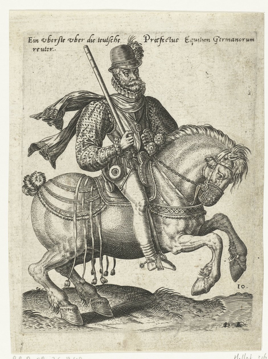 comandante cavaleiro alemão de Abraham de Bruyn (attributed to)