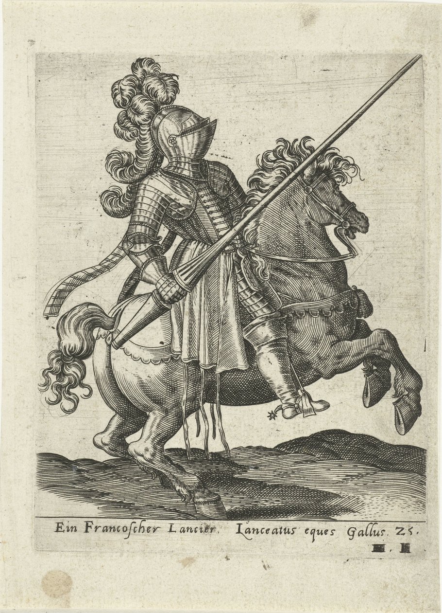 Lanceiro francês de Abraham de Bruyn (attributed to)