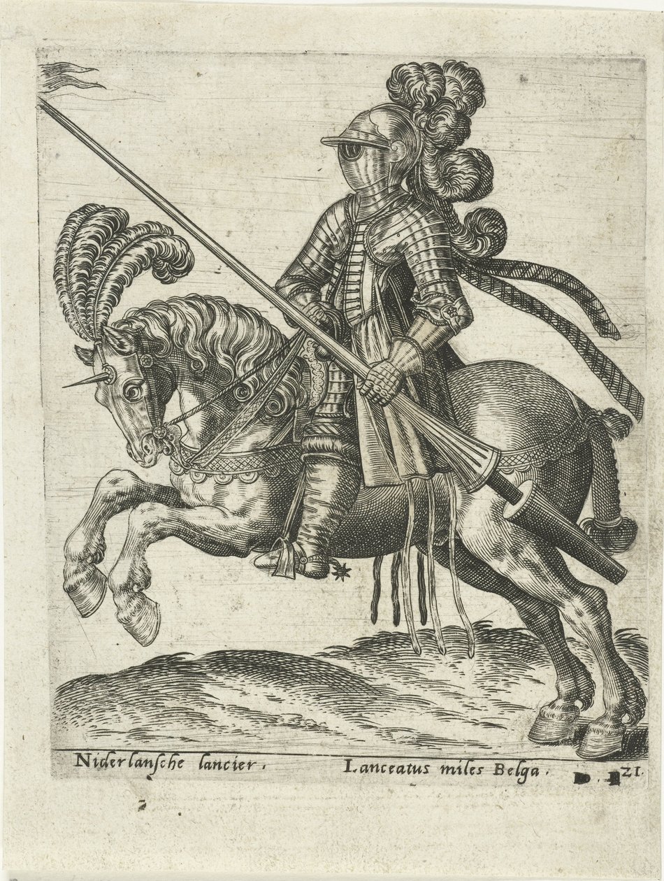 Lanceiro holandês de Abraham de Bruyn (attributed to)