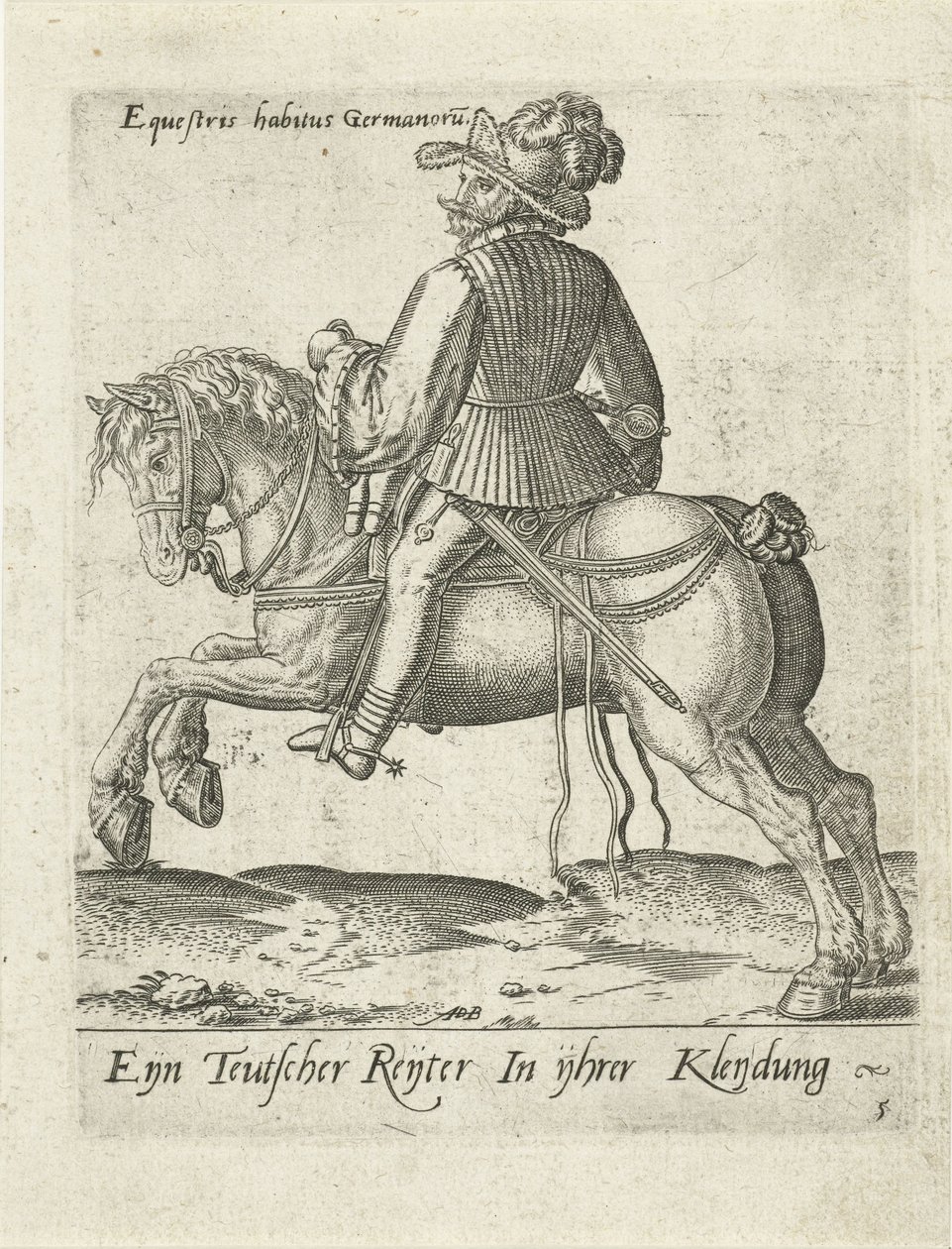 cavaleiro alemão de Abraham de Bruyn