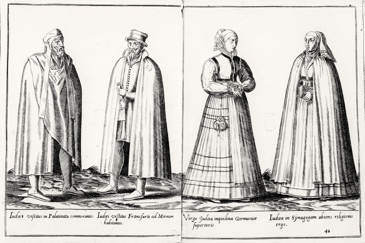 Roupas judaicas do século XVI do 