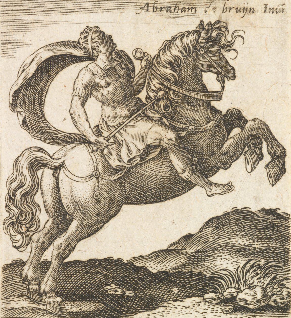 Tito Vespasiano de Doze Césares a Cavalo, ca. 1565-1587., c. 1565-1587. de Abraham de Bruyn